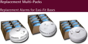 Aico Fire and Smoke Alarm Replacement Multi-Packs