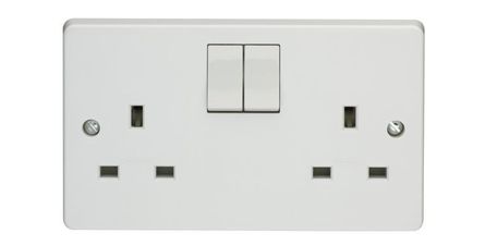 Crabtree Capital White Plastic Switches and Sockets
