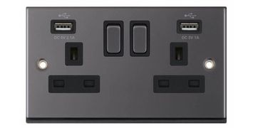 Selectric Black Nickel 7MPRO Switches & Sockets