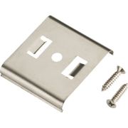 Knightsbridge LEDFCLIP 2x Screw Flat LED Strip Metal Mounting Clip