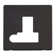 Click SCP151BK Matt Black Definity Screwless 13A Flex Outlet Switched Fused Spur Unit Cover Plate