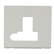 Click SCP151PW White Definity Screwless 13A Flex Outlet Switched Fused Spur Unit Cover Plate