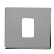 Click SCP200CH Polished Chrome Definity Screwless 45A Switch Cover Plate