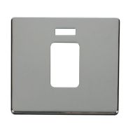 Click SCP201CH Polished Chrome Definity Screwless 45A Neon Switch Cover Plate