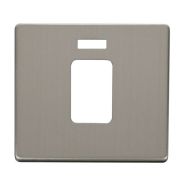 Click SCP201SS Stainless Steel Definity Screwless 45A Neon Switch Cover Plate