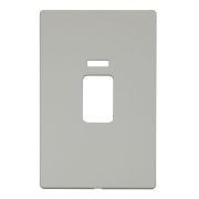 Click SCP203PW White Definity Screwless 45A Neon Vertical Switch Cover Plate