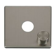 Click SCP241SS Stainless Steel Definity Screwless 1 Gang Dimmer Switch Cover Plate