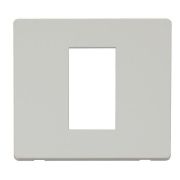 Click SCP310PW New Media Polar White 1 Gang 1 Aperture Definity Cover Plate 