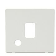 Click SCP322MW Matt White Definity Screwless 1 Gang 20A Flex Outlet Switch Cover Plate