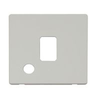 Click SCP322PW White Definity Screwless 1 Gang 20A Flex Outlet Switch Cover Plate