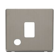 Click SCP322SS Stainless Steel Definity Screwless 1 Gang 20A Flex Outlet Switch Cover Plate