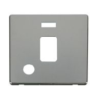 Click SCP323CH Polished Chrome Definity Screwless 1 Gang 20A Flex Outlet Neon Switch Cover Plate