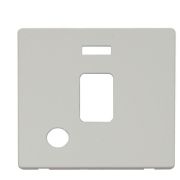 Click SCP323PW White Definity Screwless 1 Gang 20A Flex Outlet Neon Switch Cover Plate
