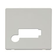 Click SCP350PW White Definity Screwless 13A Flex Outlet Lockable Fused Spur Unit Cover Plate