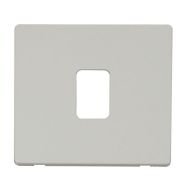 Click SCP422PW White Definity Screwless 1 Gang 20A Switch Cover Plate