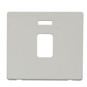 Click SCP423PW White Definity Screwless 1 Gang 20A Neon Switch Cover Plate