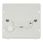 Click SIN250PW White Definity 13A Flex Outlet Lockable Fused Spur Unit Insert  - White Insert