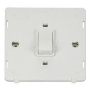Click SIN622PW White Definity 20A 2 Pole Plate Switch Insert - White Insert