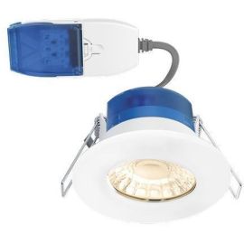 Aurora AU-R6FF/40 R6 White IP65 6W 4000K Fire Rated Fixed TRIAC Dimmable LED Downlight with FastRFix image