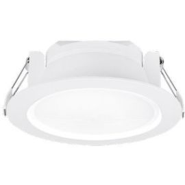 Aurora EN-DL15/30 Uni-Fit White IP44 15W 3000K 120mm Round Non-Dimmable LED Downlight image