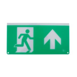 Ansell AE3LED/L/AU Eagle 3-In-1 Green Exit Sign Double Sided Up Arrow Legend