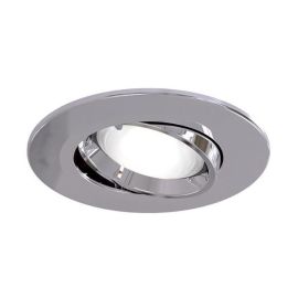 Ansell AEFRG/CH Edge Chrome 50W GU10 95mm Fire Rated Gimbal Downlight image