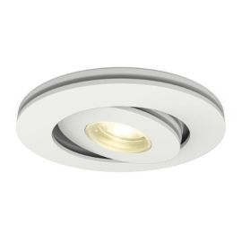 Ansell AIGLED/CW/W Iris White 3W LED 170lm 4000K 52mm Adjustable Downlight image