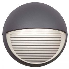 Ansell AKLED/SG/WW Kappa Silver Grey 5W LED 120lm 3000K IP65 Downward Spill Wall Light image