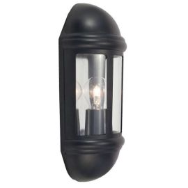 Ansell ALHL/BL Latina Black 42W E27 IP65 Half Lantern