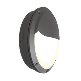 Ansell ALUCLED/G Lucca Graphite 18W-27W LED 1900lm 3000/4000K IP66 298mm CCT Multi Wattage Wall Light