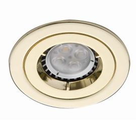 Ansell AMICD/BR iCage Mini Brass 50W GU10 90mm Fire Rated Downlight