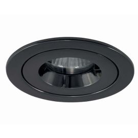 Ansell AMICD/IP65/BLC iCage Mini Black Chrome 50W GU10 IP65 108mm Fire Rated Downlight image