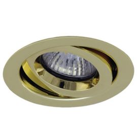 Ansell AMICG/BR iCage Mini Brass 50W GU10 95mm Fire Rated Downlight image