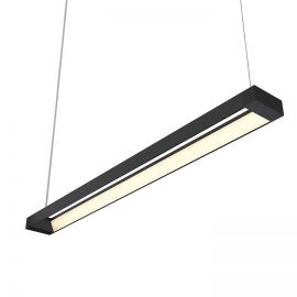 Ansell AMILLED4 Millau Black 38W LED 3500lm 3000/4000/6000K 1200mm CCT Suspended Linear
