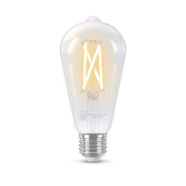 Ansell AOCTOW/ST64/TW/CL/E27 OCTO 7W E27 810lm 2700-6500K Tunable White ST64 WiZ Smart Filament Lamp
