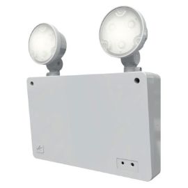 Ansell ARAPLED/3NM/1 Raptor White 2W LED 215lm 6500K Self-Test Emergency Non-Maintained Twin Spot