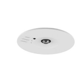 Ansell ASPRLED/LI/3M/DA Signal Pro White 2.5W LED 240lm 6000K 84mm Self-Test Emergency Non-Maintained Downlight image