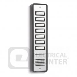 Bell System SPA7 Standard 7 Button Aluminium Door Entry Panel, Surface Mounting