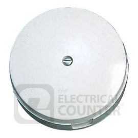 BG Electrical 604W White 20A 4 Way Junction Box 80mm Diameter image