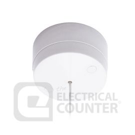 BG Electrical 801 White 6A 1 Way Ceiling Switch 1.5m Cord