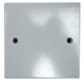BG Electrical 904 Moulded White Square Edge 1 Gang Blank Plate