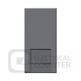 BG EMBTMSG Grey 1 Module Euro Module Screw Terminal Master Telephone Socket image