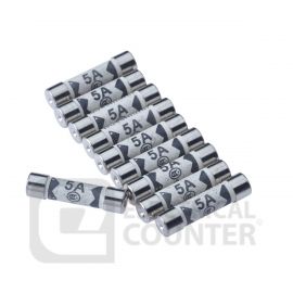 BG Electrical F105 5A Fuses (10 Pack, £0.27 each)
