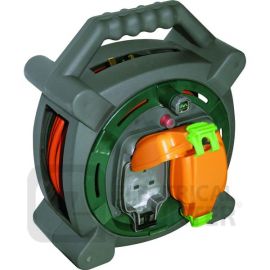 Masterplug 13A IP54 Rated Case Reel with 2 Weatherproof Sockets 20M image