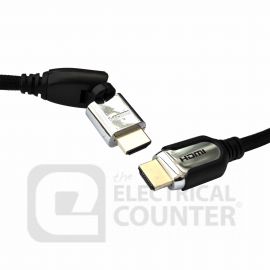 2 Metre High Performace Angled & Adjustable HDMI Cable  image