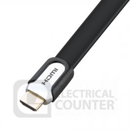 2 Metre High Performance Flat HDMI Cable image