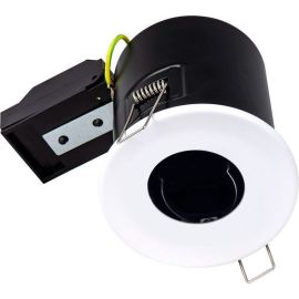 Luceco EFDGUFWH White 50W Max 87mm LED GU10 Fire-Rated Fixed Downlight image