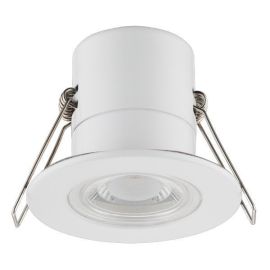 Luceco EFTE45W30 F-Eco White 5W 450lm 3000K 82mm LED Fire-Rated Fixed Downlight image