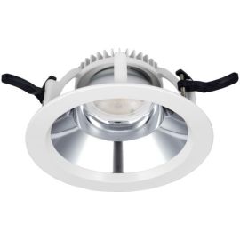 Luceco LDP20W12GD40 Platinum Gloss IP44 9.5W 1250lm 4000K 228mm Dimmable LED Downlight image