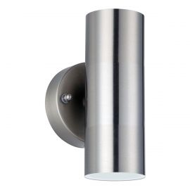 Luceco LEXDSS5UD30 Stainless Steel IP54 8W 3000K LED Up-Down Fixed Wall Light image